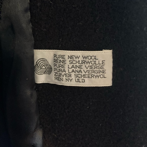 Vtg navy wool coat | Aquascutum London - Picture 4 of 5